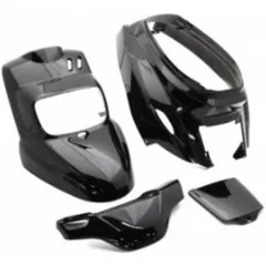 V PARTS Verkleidungs-Kit 4-teilig schwarz für MBK BOOSTER, BOOSTERX Yamaha BW'S