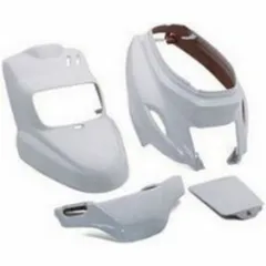 V PARTS Verkleidungs-Kit 4-teilig weiß für MBK BOOSTER, BOOSTERX Yamaha BW'S