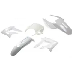 V PARTS Verkleidungs-Kit 6-teilig weiß für Gilera RCR50, SMT50 Derbi SENDA50