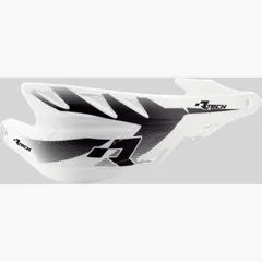 Durchgehende Handprotektoren Raptor Racetech weiß Lenker Ø22 und Ø28