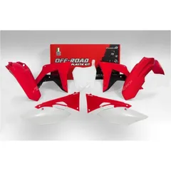RACETECH Plastik-Kit Originalfarbe (2017) rot/schwarz/weiß für: Honda CRF450R für CRF250R