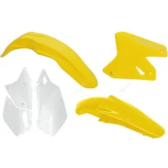 Kunststoff-Kit Racetech Originalfarbe gelb für Suzuki DR-Z400 DR-Z400SM