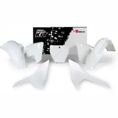 PLASIK KIT RACETECH FARBE ORIGINAL 17 WEISS für: HUSQVARNA für FC250, FC350, FC450