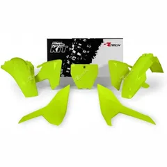 Kunststoff-Kit RACETECH gelb neon für: Husqvarna für FC250, FC350, FC450