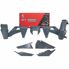 RACETECH Plastik-Kit Quantum grau für: Husqvarna für FE250, FE350, FE450