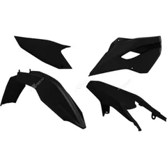 Kunststoff-Kit schwarz Racetech für: Husqvarna TE/FE für FE250, FE350, FE450