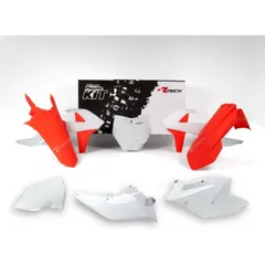 Kunststoff-Kit Racetech weiß/orange für: KTM SX/SX-F 125 &ampamp + für 125SX, 150SX, 250SX