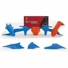 RACETECH Plastik-Kit vintage blau/orange für: KTM SX/SX-F für 125SX, 150SX, 250SX