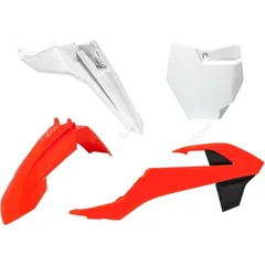 RACETECH Plastic Kit OEM Color (2016) Orange/White for: KTM SX65 for 65SX