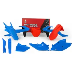 RACETECH Plastic Kit Vintage Blue/Orange Limited Edition for: KTM for 125EXC, 250EXC, 250EXC-F