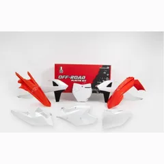 RACETECH Plastic Kit OEM Color (2017) Orange/White/Black for: KTM for 125SX, 150SX, 250SX