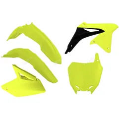 RACETECH Plastic Kit Neon Yellow for: Suzuki RM-Z450