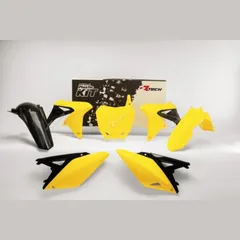 RACETECH Plastic Kit OEM Colour (14-16) Yellow/Black for: Suzuki RM-Z250