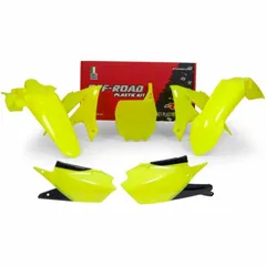 RACETECH Plastik-Kit neongelb für: Yamaha YZ-450F für YZ250F, YZ450F