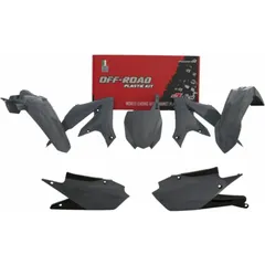 RACETECH Plastik-Kit Quantum grau für: Yamaha YZ250F für YZ450F