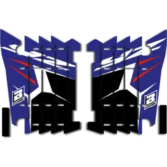 BLACKBIRD Dream Graphic 4 Radiator Louvers Graphic Kit for: Yamaha YZF/WRF for WR250, YZ250F, YZ450F