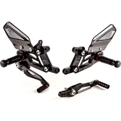GILLES FXR Rearset Black for: BMW S1000R/RR for S1000RR