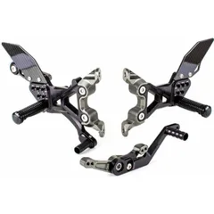 GILLES FXR Rearset Black for: BMW S1000RR for M1000RR