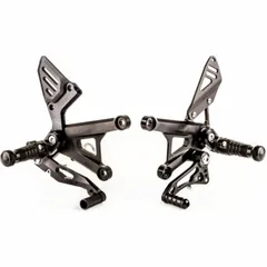 GILLES TOOLING RCT10GT Verstellbare Fußrastenanlage Schwarz für Kawasaki Z900/RS Z900RS