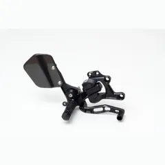 GILLES TOOLING VCR38GT Einstellbare Fußrastenanlage Schwarz für Kawasaki Ninja ZX-6R NINJAZX-6R VCR-K04-B