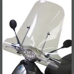 V PARTS Standard Windschutzscheibe Klar für: Piaggio für BEVERLY125, CARNABY125, FLY100