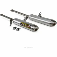 PRO CIRCUIT 304 Schalldämpfer gebürstetem Aluminium/Edelstahl Endkappe für: Honda TRX450 Sportrax für Yamaha YFZ350BANSHEE