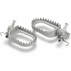 S3 Punk Footpegs Silver for Sherco 125SE-R, 250SEF-R, 250SEF-R