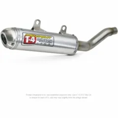 PRO CIRCUIT T-4 Silencer Brushed Aluminium/Stainless Steel End Cap for: Honda TRX450 Sportrax for Suzuki LT-R450QUADRACER