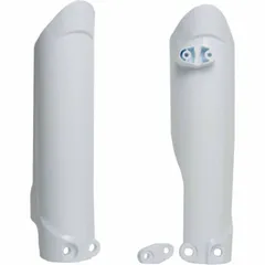 RACETECH Fork Protectors White Replica - KTM/Husqvarna for GAS GAS