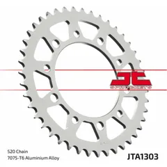JT SPROCKETS Aluminium Ultraleichtes Kettenrad 1303-520 für Honda CBR600F, CBR900RR, CTX700 JTA1303.46BLK