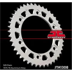 JT SPROCKETS Aluminium Ultraleichtes Kettenrad 1308-520 JTA1308.43BLK