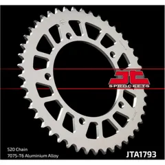 JT SPROCKETS Aluminium Ultraleichtes Kettenrad 1793-520 JTA1793.43BLK