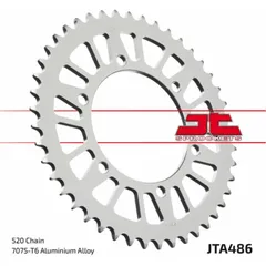 JT SPROCKETS Aluminium Ultra-Light Rear Sprocket 486 - 520 for Kawasaki NINJA250R JTA486.47BLK
