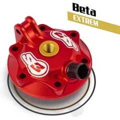 S3 Extreme Enduro Cylinder Head & Insert Kit Low Compression - Red for: Beta RR300 for RR3002T, RR3002TENDURO