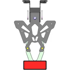 Kennzeichenhalter V PARTS Schwarz für Yamaha MT-07, TRACER700