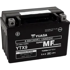 YUASA W/C Battery Maintenance Free Factory Activated - YTX9 FA for Honda, KTM, Kawasaki