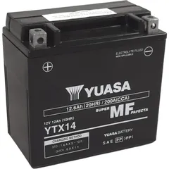 YUASA W/C Battery Maintenance Free Factory Activated - YTX14 FA für BMW, Aprilia, Honda