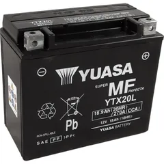 YUASA W/C Battery Maintenance Free Factory Activated - YTX20L FA for CAN AM, for: Kymco, Arctic CAT