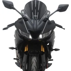 MRA Racing `R` Windshield Schwarz - für: Yamaha YFZ R125 für YZF-R125