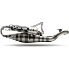 YASUNI Carrera 10 Full Exhaust System Aluminium - Minarelli Horizontal for Yamaha, Aprilia, MBK