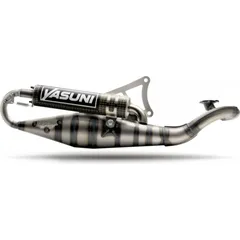 YASUNI Carrera 10 Full Exhaust System Carbon/Kevlar - Minarelli Horizontal für Yamaha, Aprilia, MBK