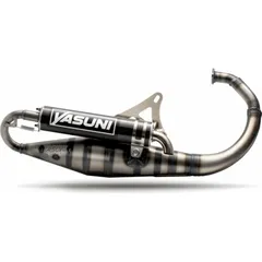 YASUNI Carrera 10 Full Exhaust System Carbon - Minarelli Vertical für MBK BOOSTER Yamaha BW'S