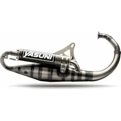 YASUNI Carrera 10 Full Exhaust System Carbon/Kevlar - Minarelli Vertical für MBK BOOSTER Yamaha BW'S