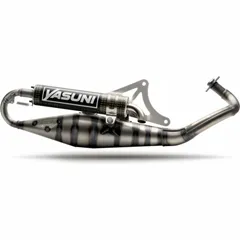 YASUNI Carrera 10 Full Exhaust System Carbon/Kevlar - für: Piaggio für NRG50, NTT50, TYPHOON50 Gilera RUNNER50, STALKER50