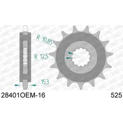 AFAM Steel Noise-free Front Sprocket 28401 - 525