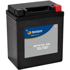 TECNIUM Battery Maintenance Free Factory Activated - BTX7L for Honda, TM Racing, Suzuki