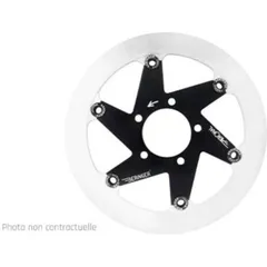 BERINGER Aeronal Stainless Steel Floating Bremsscheibe - Schwarz Y23LGIB für Yamaha MT-07, TENERE700, TRACER700