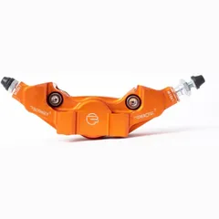 BERINGER Aerotec® MX Rear Axial 2 Kolben Bremssattel - Orange für KTM 125SX, 250SX, 250SX-F