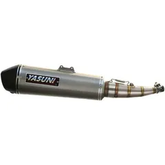 YASUNI Spare Silencer - Aluminium look Titanium/ABS