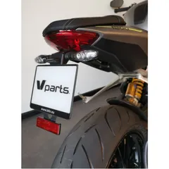 V PARTS Licence Plate Holder - Schwarz für: Triumph Speed Triple 1200 für SPEEDTRIPLE1200